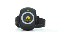 Pealock 2 chytrý zámek s GPS lokátorem a alarmem ČERNÝ